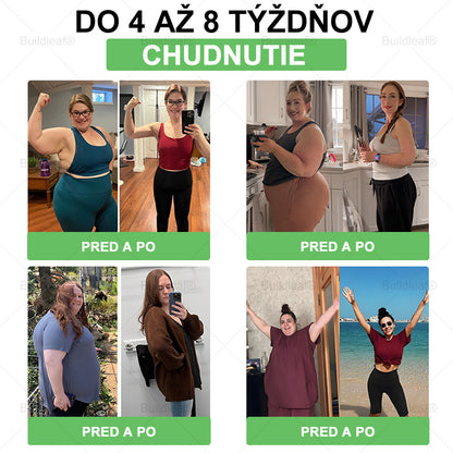 BuildLeaf® GLP-1 6-v-1 Health Solution Perorálna tekutina (Len raz denne, viditeľné zmeny už za 7 dní) Pre obezitu, kardiovaskulárne ochorenia, cukrovku, spánkové apnoe, zdravie čriev, problémy s kĺbmi a ďalšie