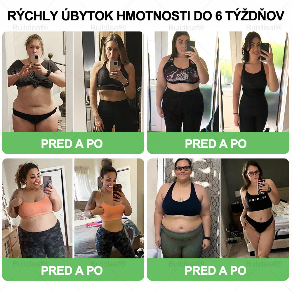 BuildLeaf® GLP-1 6-v-1 Health Solution Perorálna tekutina (Len raz denne, viditeľné zmeny už za 7 dní) Pre obezitu, kardiovaskulárne ochorenia, cukrovku, spánkové apnoe, zdravie čriev, problémy s kĺbmi a ďalšie